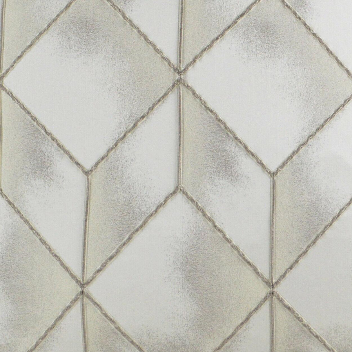 Social Call Platinum White Emb Polyester Fabric - White, Embroidered, 56" Width, 7" Vertical Repeat, 14" Horizontal Repeat (1 Yard)