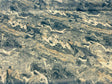 Marble Gate Blue Velvet Upholstery Fabric - Blue Marble Pattern, 54" Width (By The Yard)