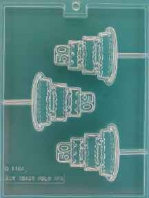 Celebration Cake Pop 50 Chocolate Mold - ECAO1164