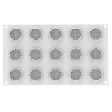 Silikomart CROSTATA XS 20 Silicone Mold, 15 Cavities
