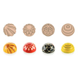 Silikomart Sphere Tritan Chocolate Mold with Chocolate Stamps, 24 Cavities