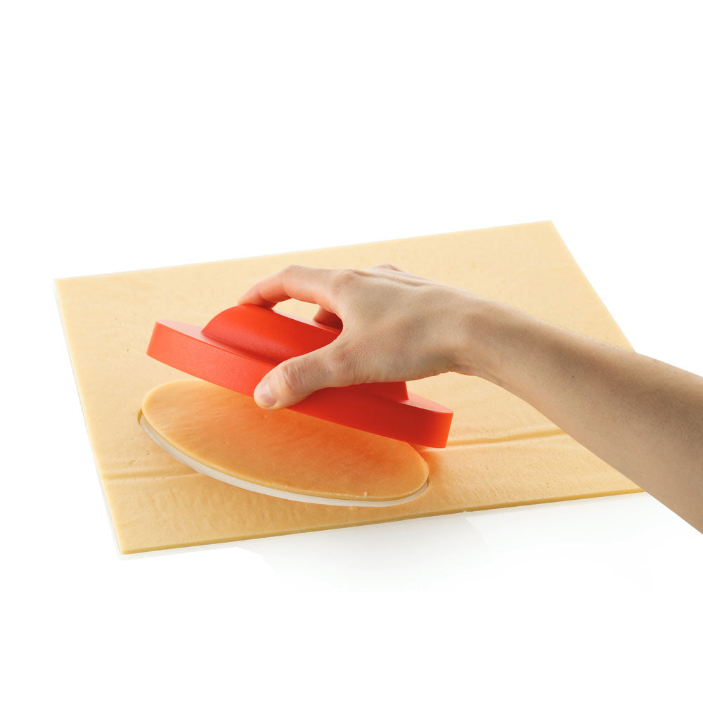Silikomart KIT CABOSSA Silicone Mold and Tart Ring, 6 Cavities