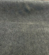 Calvin Linen Smokey Dark Gray Italian Upholstery Fabric - Smokey Dark Gray, 56" Width, Railroaded (1 Yard)