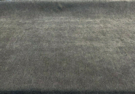 Calvin Linen Smokey Dark Gray Italian Upholstery Fabric - Smokey Dark Gray, 56" Width, Railroaded (1 Yard)