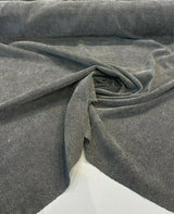 Calvin Linen Wrought Iron Gray Linen Fabric - Wrought Iron Gray, 56" Width, Railroaded (1 Yard)