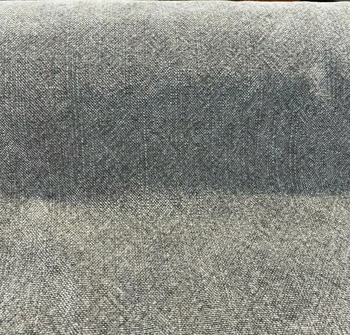 Calvin Linen Wrought Iron Gray Linen Fabric - Wrought Iron Gray, 56" Width, Railroaded (1 Yard)