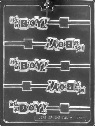 It's a Boy Lolly Chocolate Mold