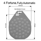 Divider-Rounder Molding Plate 36 Part, #4, 4mm - Fortuna Fully Automatic, Used Good Condition