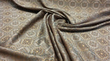 Westport Blue Polyester Jacquard Fabric - Blue Geometric Traditional, 57" Width (1 Yard)