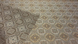 Westport Blue Polyester Jacquard Fabric - Blue Geometric Traditional, 57" Width (1 Yard)