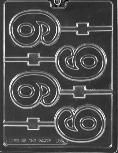 Number 9 Lolly Chocolate Mold - LPL058