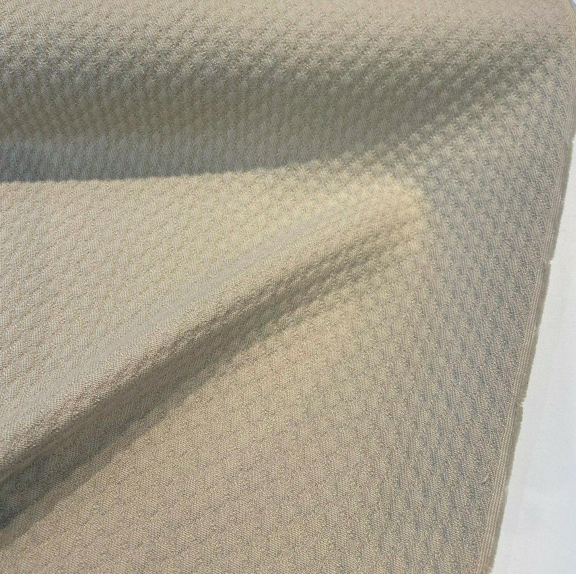 Sunbrella Cozy Quilt Acrylic Fabric - Tan Beige Quilt Design, 50" Width (1 Yard)
