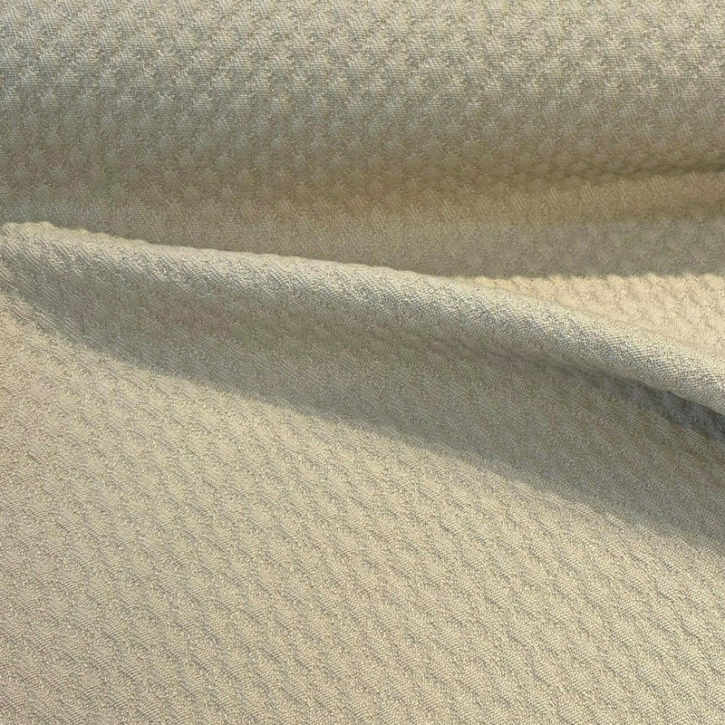 Sunbrella Cozy Quilt Acrylic Fabric - Tan Beige Quilt Design, 50" Width (1 Yard)