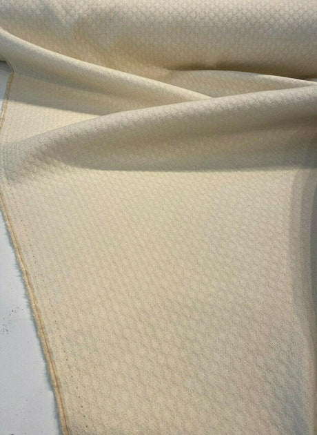 Sunbrella Outdoor Cozy Quilt Acrylic Fabric - Cream Quilt, 50" Width (1 Yard)