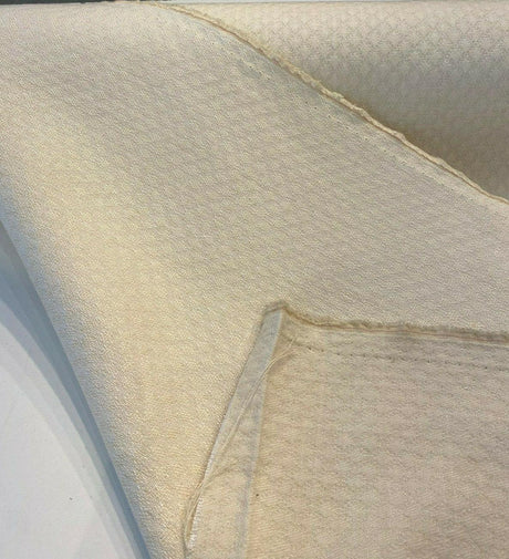 Sunbrella Outdoor Cozy Quilt Acrylic Fabric - Cream Quilt, 50" Width (1 Yard)