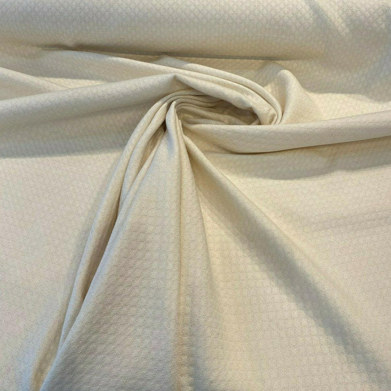 Sunbrella Outdoor Cozy Quilt Acrylic Fabric - Cream Quilt, 50" Width (1 Yard)