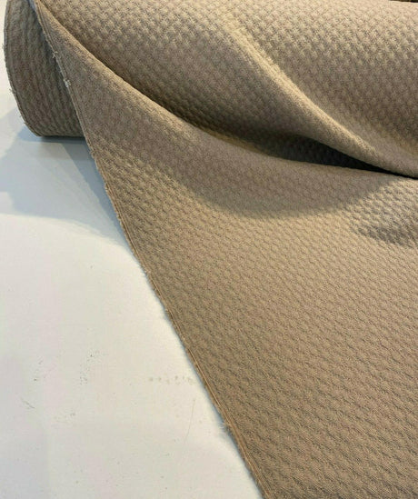 Sunbrella Acrylic Fabric - Cozy Quilt, Taupe, 50" Width (1 Yard)