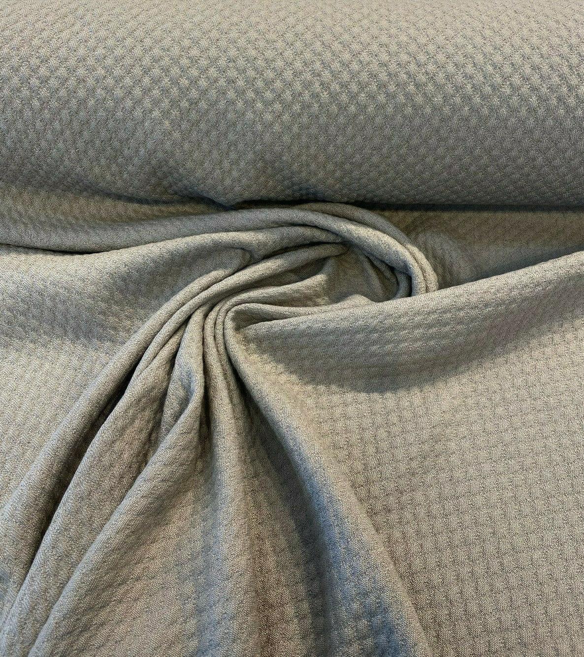 Sunbrella Acrylic Fabric - Cozy Quilt, Taupe, 50" Width (1 Yard)