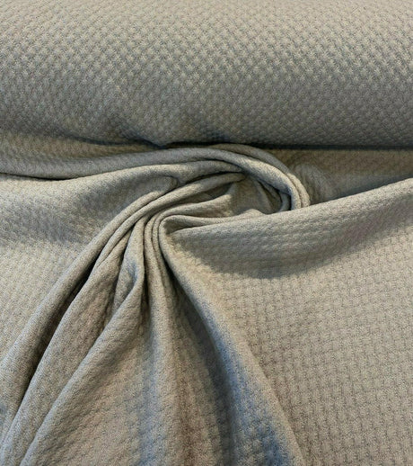 Sunbrella Acrylic Fabric - Cozy Quilt, Taupe, 50" Width (1 Yard)