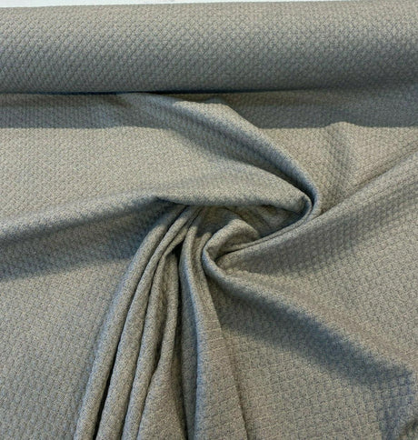 Sunbrella Outdoor Cozy Quilt Acrylic Fabric - Charcoal Gray, Quilt Design, 50" Width (1 Yard)