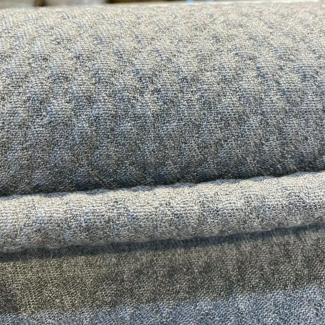 Sunbrella Outdoor Cozy Quilt Acrylic Fabric - Charcoal Gray Quilt Design, 50" Width (1 Yard)