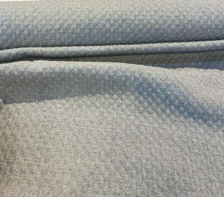 Sunbrella Outdoor Cozy Quilt Acrylic Fabric - Charcoal Gray Quilt Design, 50" Width (1 Yard)