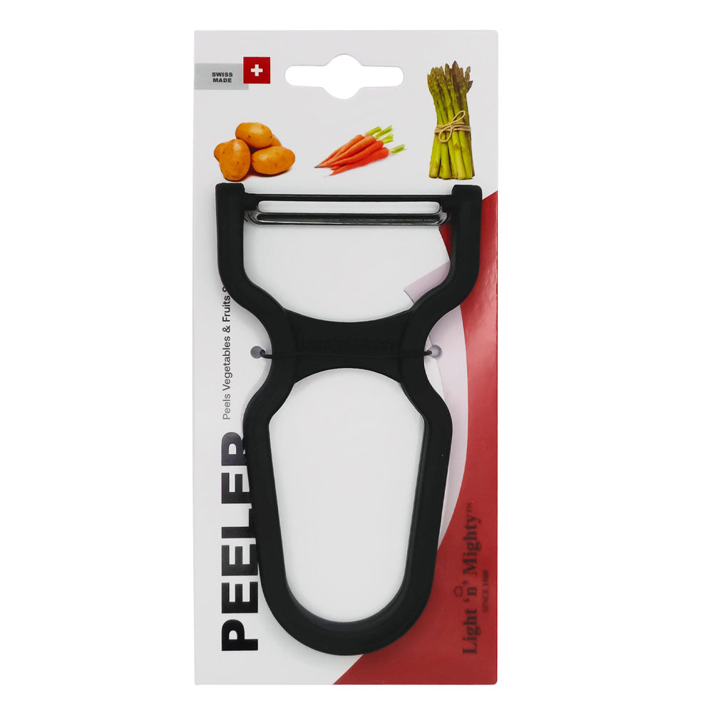 Icel Y Swift Peeler, Swiss Blade - Black