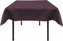 58"X58" Square Bridal Satin Polyester Fabric - Solid Color, 58" Width (1 Piece)