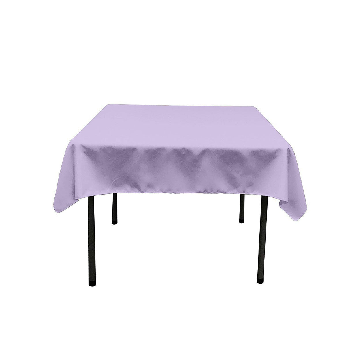 Polyester Poplin Fabric - Solid Color, 58" X 58" Square Tablecloth (1 Piece)