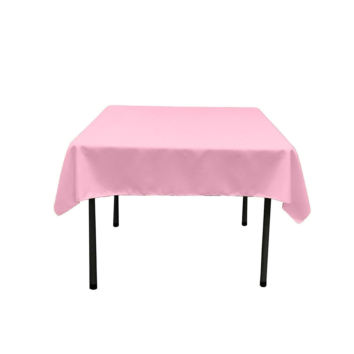 Polyester Poplin Fabric - Solid Color, 58" X 58" Square Tablecloth (1 Piece)