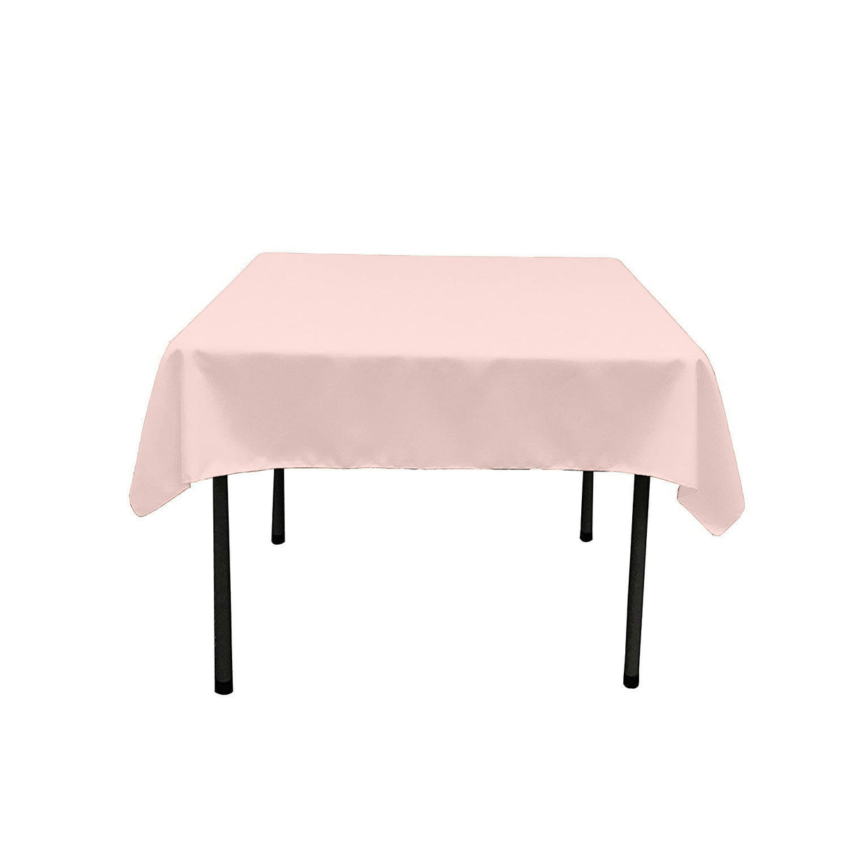 Polyester Poplin Fabric - Solid Color, 58" X 58" Square Tablecloth (1 Piece)