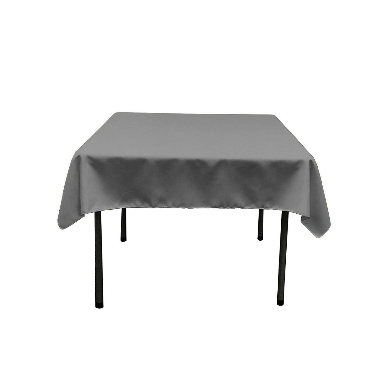 Polyester Poplin Fabric - Solid Color, 58" X 58" Square Tablecloth (1 Piece)