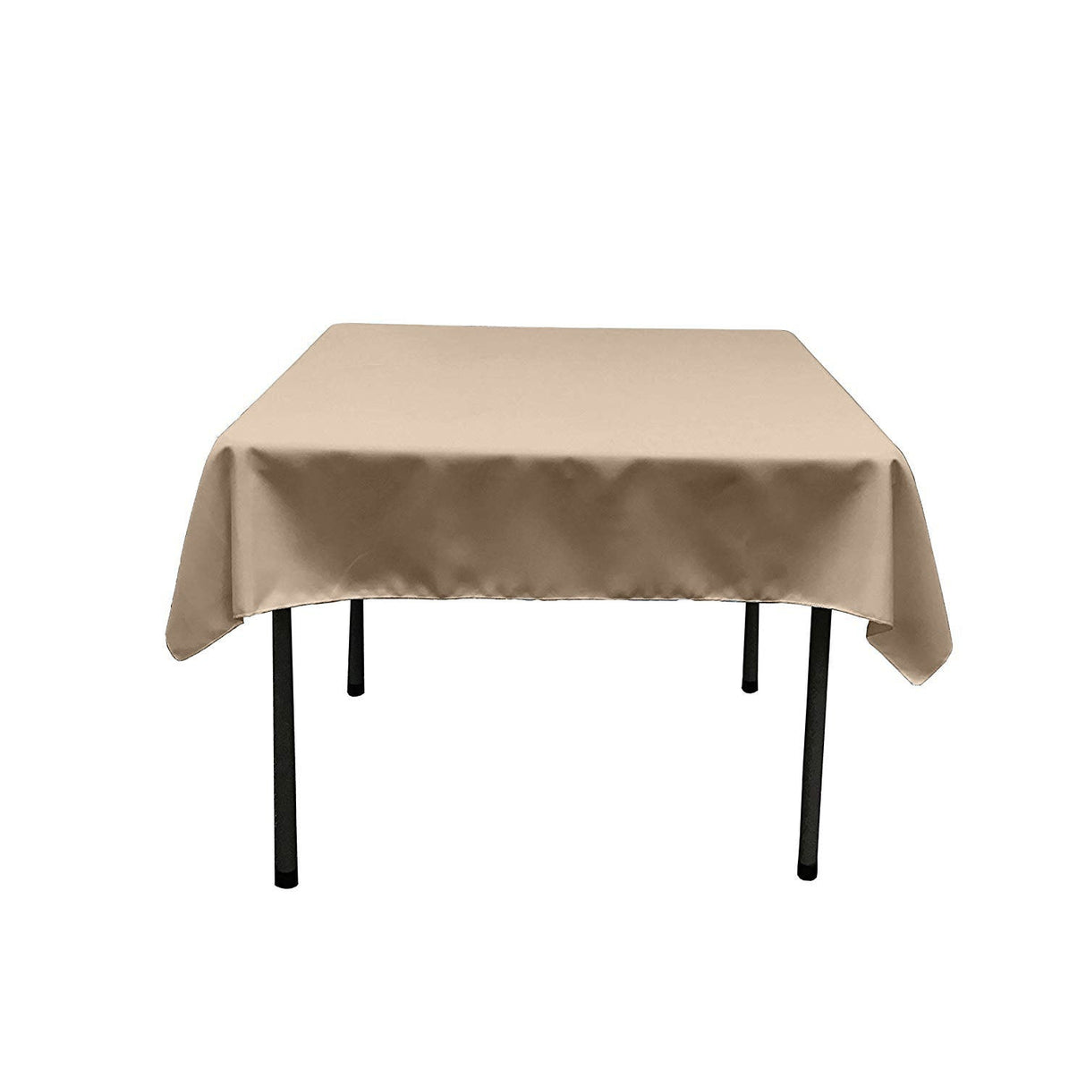 Polyester Poplin Fabric - Solid Color, 58" X 58" Square Tablecloth (1 Piece)