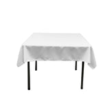 Polyester Poplin Fabric - Solid Color, 58" X 58" Square Tablecloth (1 Piece)
