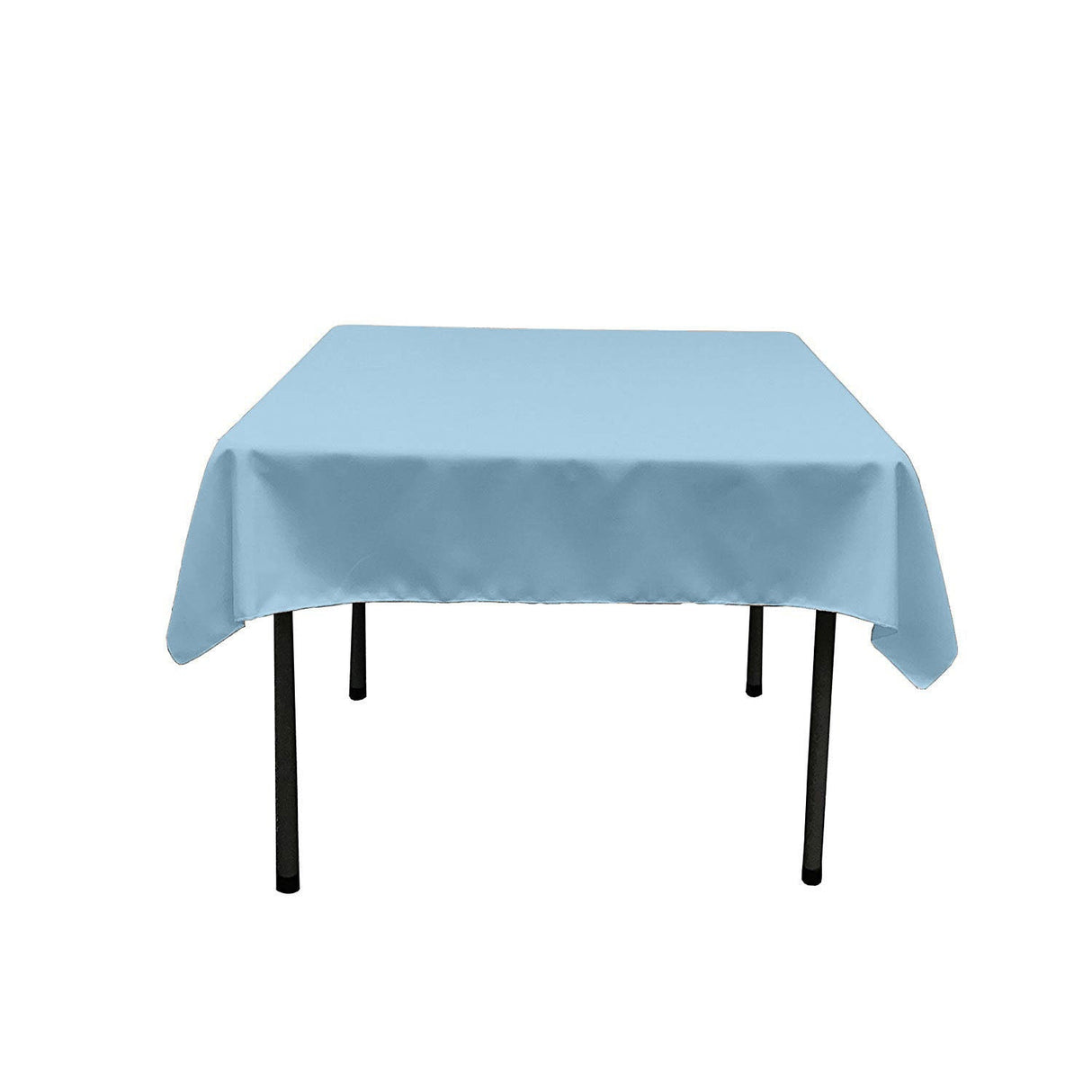 Polyester Poplin Fabric - Solid Color, 58" X 58" Square Tablecloth (1 Piece)