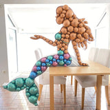 Mermaid Mosaic Frame Party Decoration