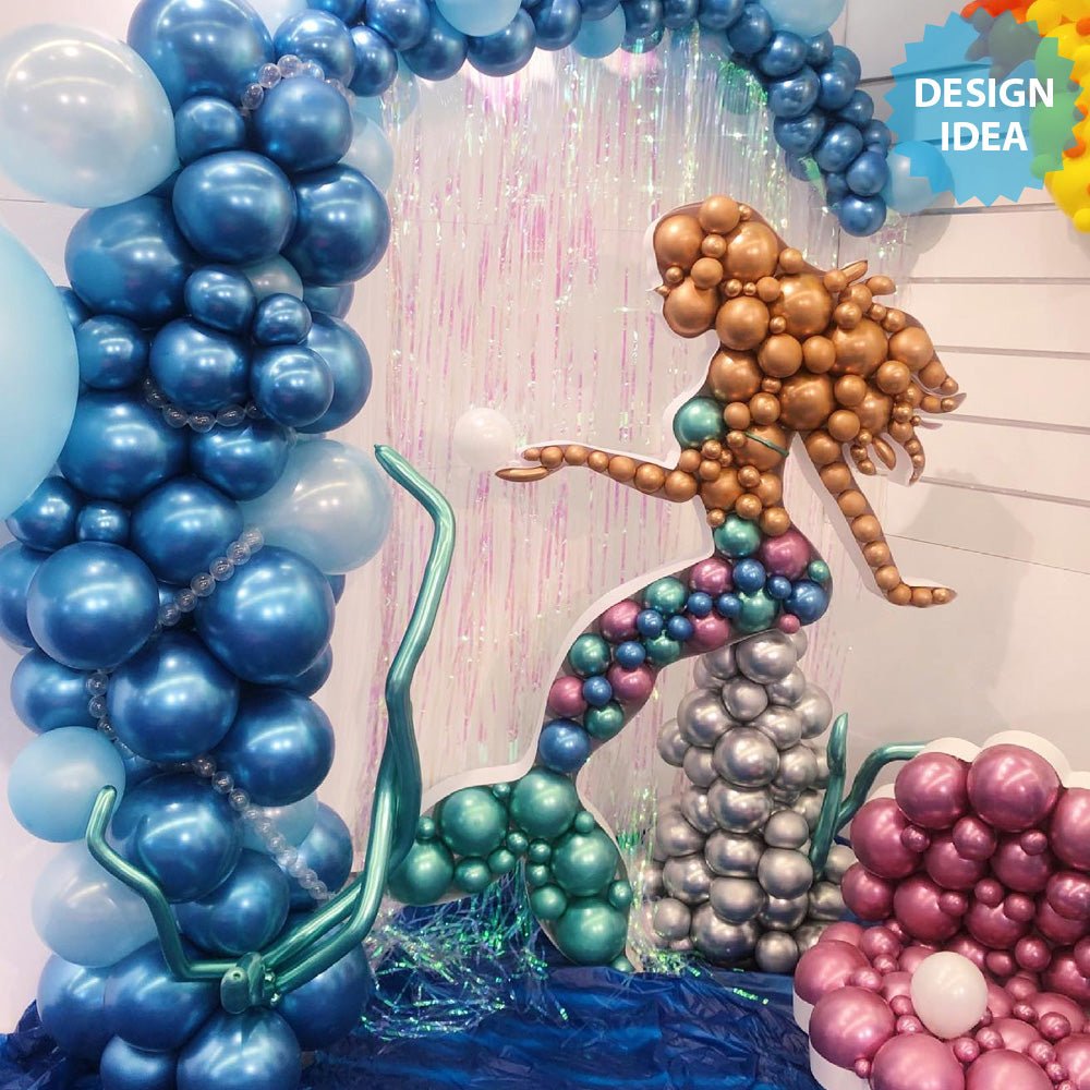 Mermaid Mosaic Frame Party Decoration