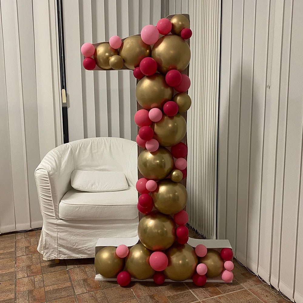 Balloon Number 1 Mosaic Frame