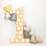 Balloon Number 1 Mosaic Frame