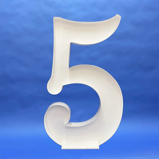 Number 5 Mosaic Frame