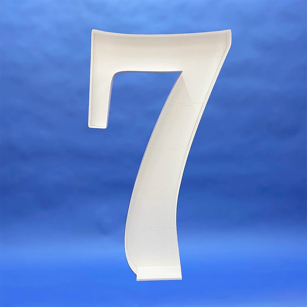 Number 7 Mosaic Frame