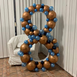 Balloon Frame Number 8 Mosaic Frame