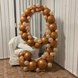 Balloon Number 9 Mosaic Frame
