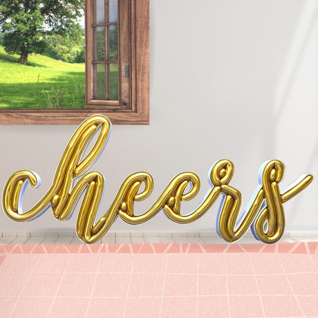 Script Cheers Mosaic Frame