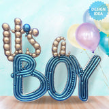 Balloon Frame It's a Boy Mosaic Frame