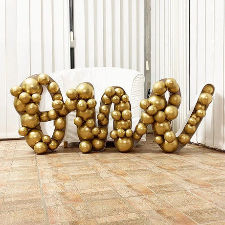 Balloon Mosaic Frame Script One