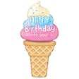 Foil Balloon Special Delivery Ice Cream