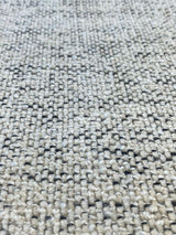 Gabriella Fossil Italian Chenille Tweed Fabric - Beige Off White With Black Hints, 56" Width (1 Yard)