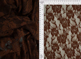 Solid Lace Fabric in Black