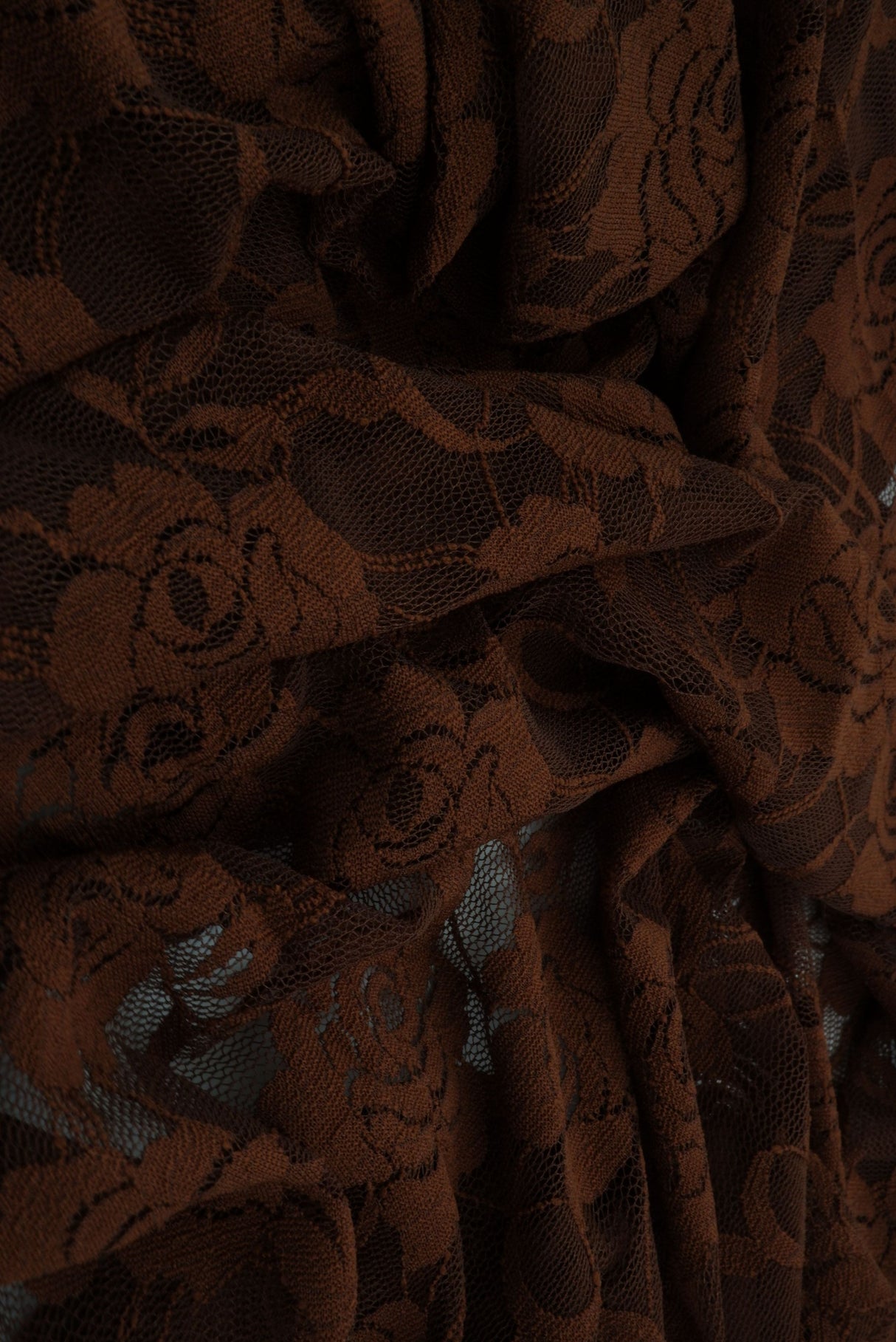 Solid Lace Fabric in Black